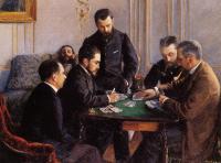 Gustave Caillebotte - Game of Bezique